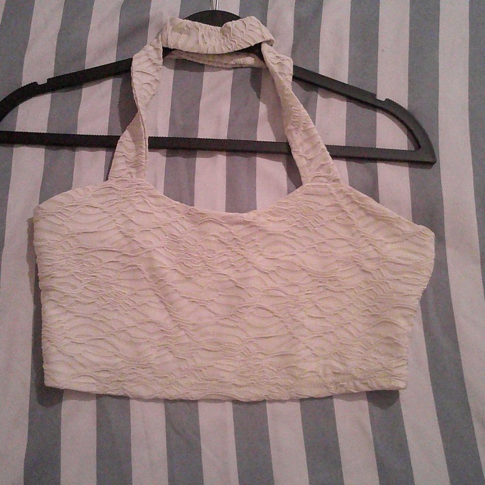 Shein Cross wrap halter top